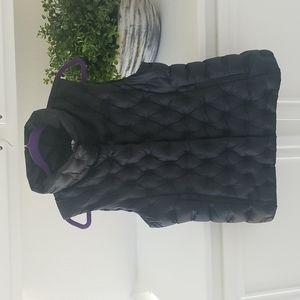 North Face black puffer vest, medium